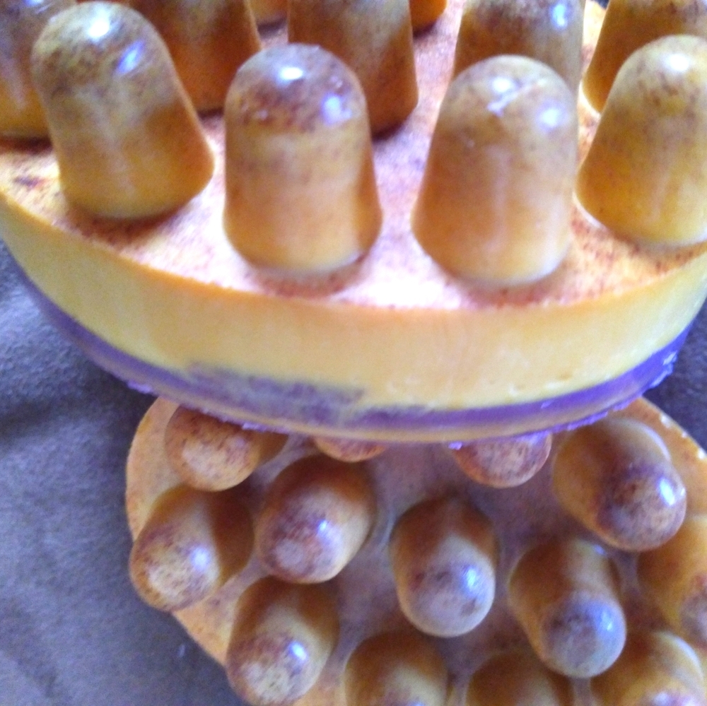 Shea butter turmeric and lilac massage bars gift